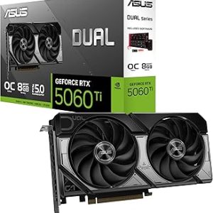 کارت گرافیک ASUS Dual GeForce RTX 5060 Ti OC 8GB GDDR7